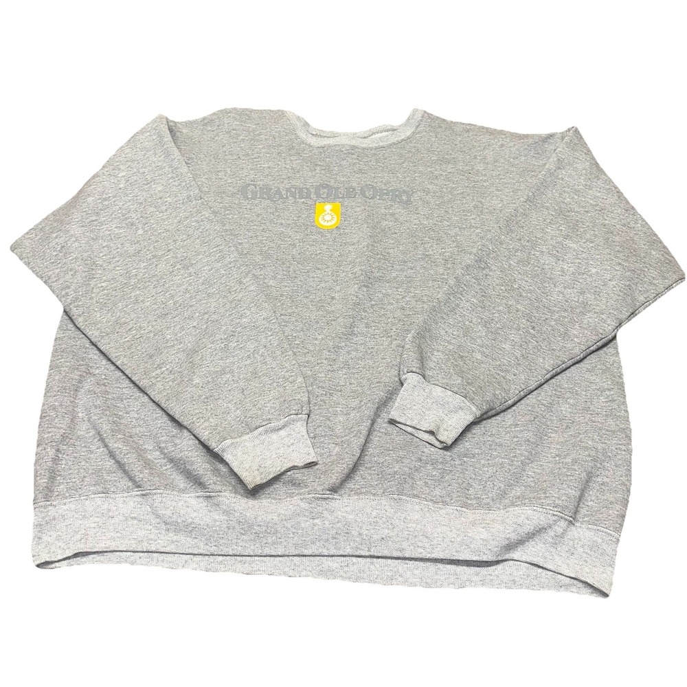 Vintage Champion Grand Ole Opry Gray Crewneck Sweatshirt Cotton Blend Men's XL